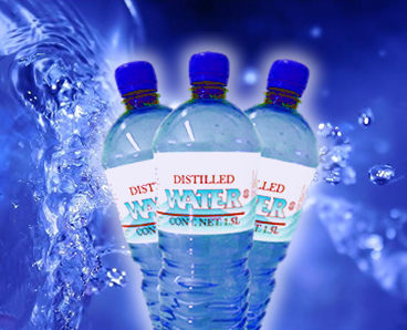 agua destilada